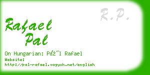 rafael pal business card